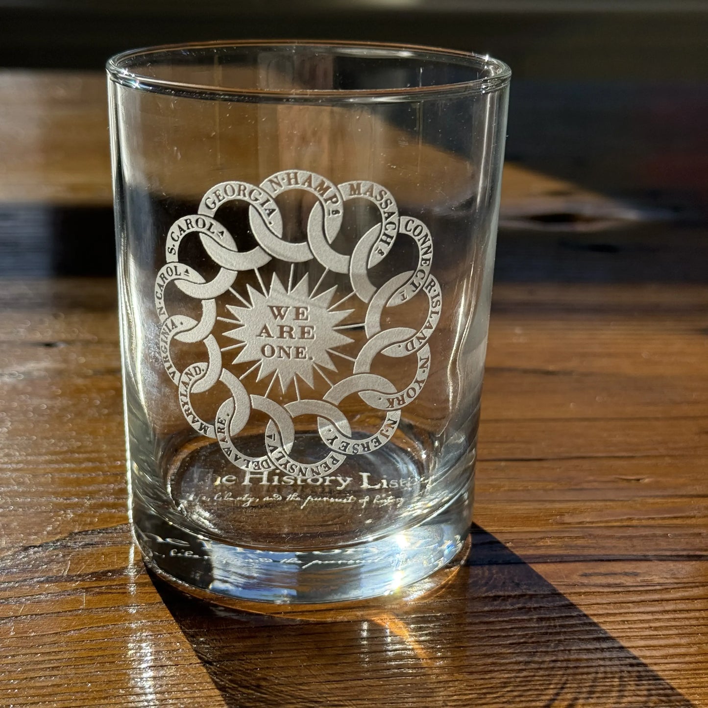 “We are one” Rocks glass — Made in America