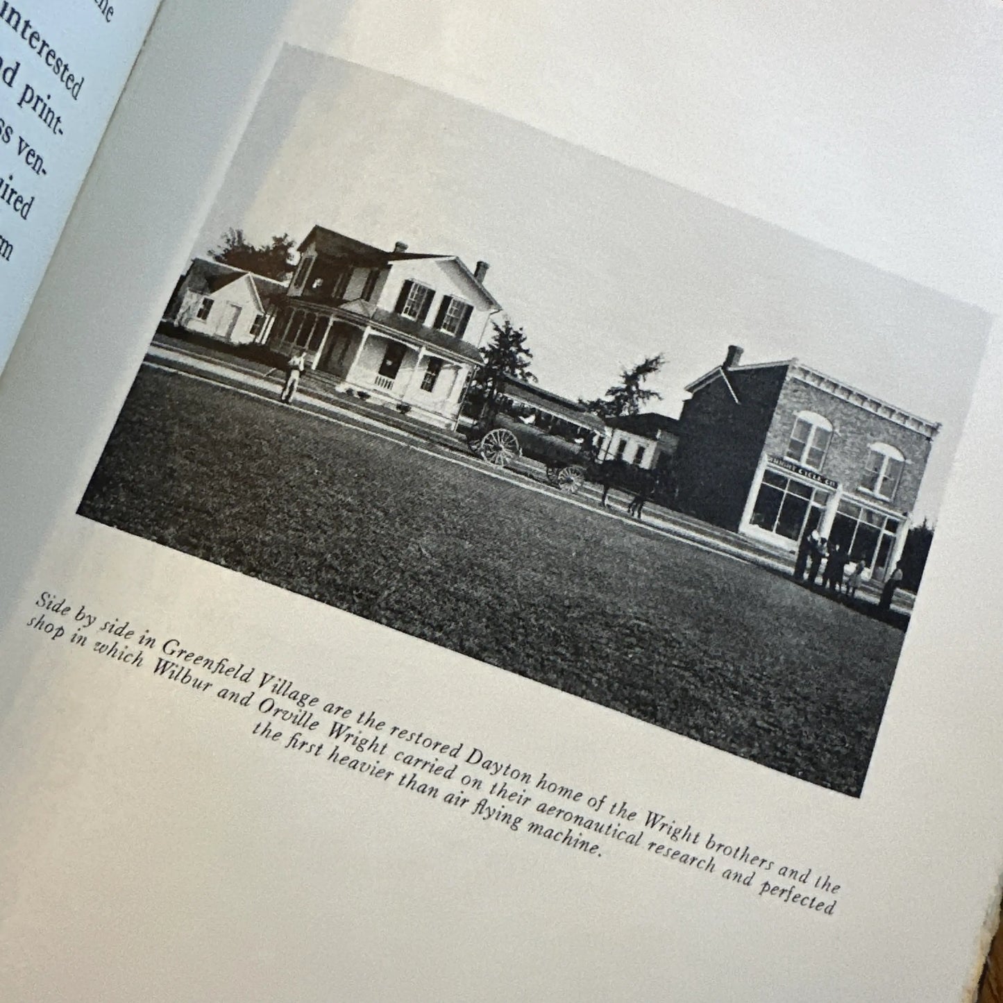 1938 book with rare print from the original negative of the only photo of the Wright Brothers’ first flight