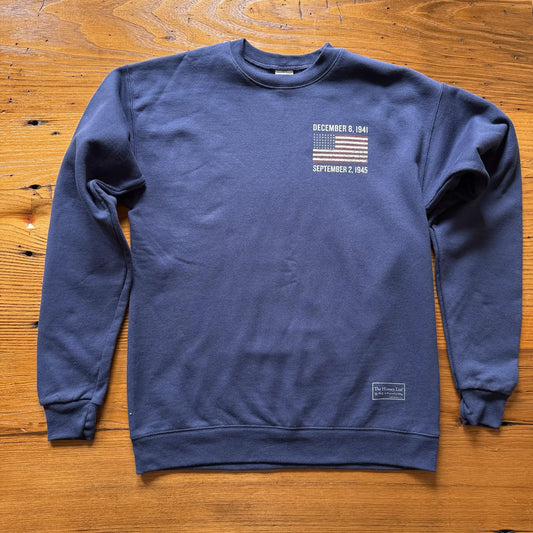 WWII Victory 80th Anniversary Crewneck sweatshirt from The History List Store.