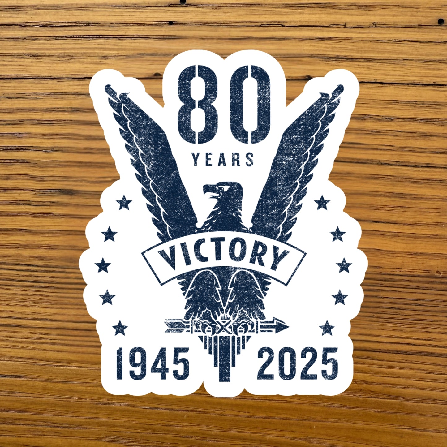 WWII Victory 80th Anniversary Sticker