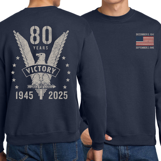 WWII Victory 80th Anniversary Crewneck sweatshirt