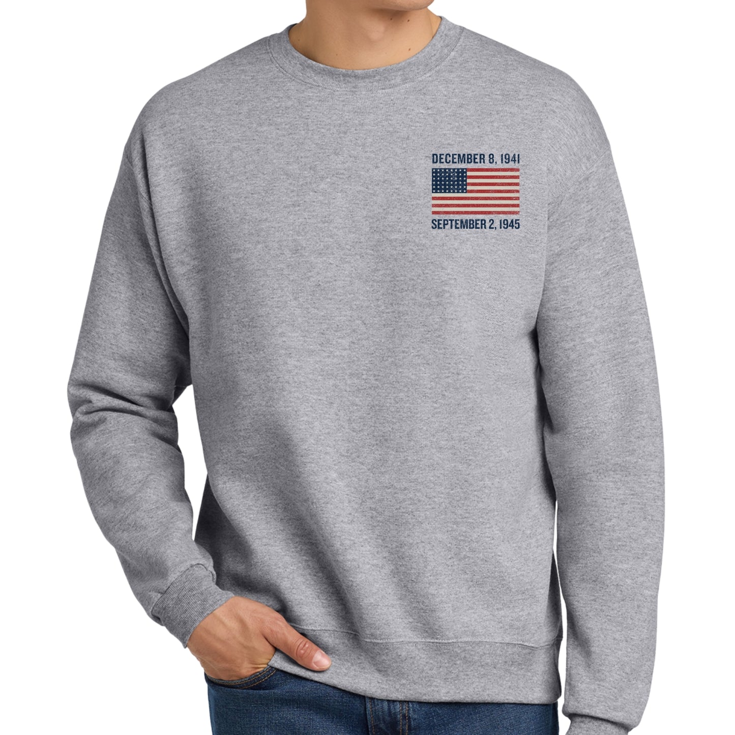 WWII Victory 80th Anniversary Crewneck sweatshirt