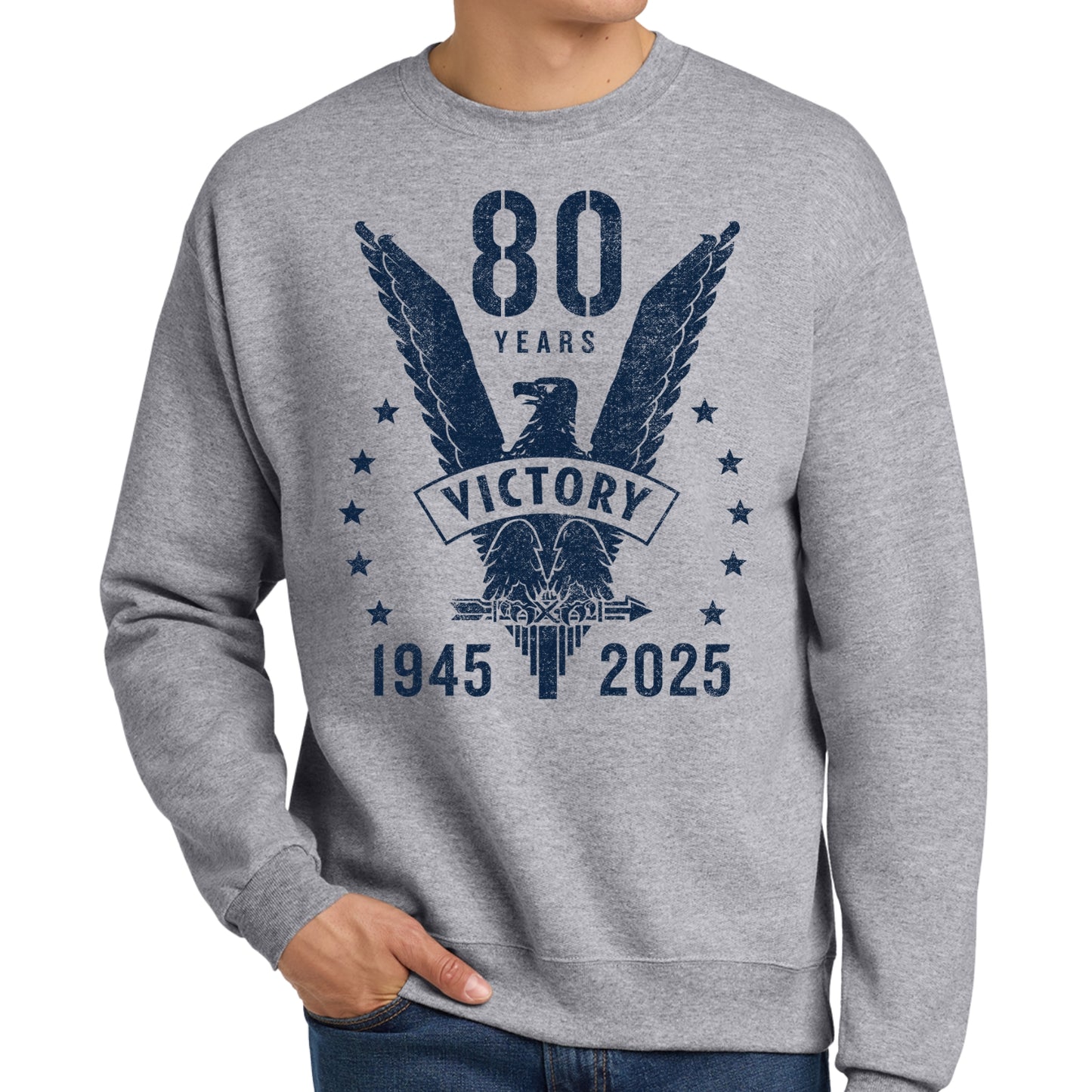 WWII Victory 80th Anniversary Crewneck sweatshirt