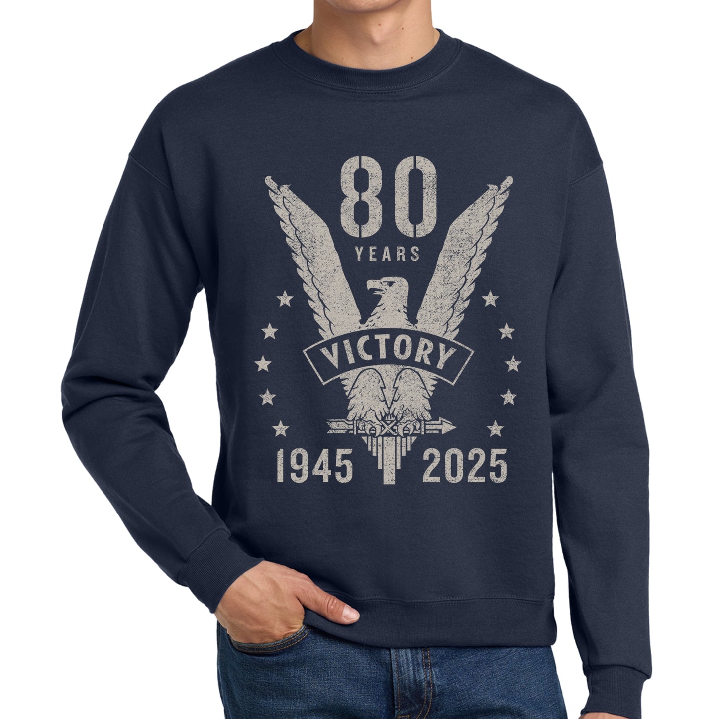 WWII Victory 80th Anniversary Crewneck sweatshirt