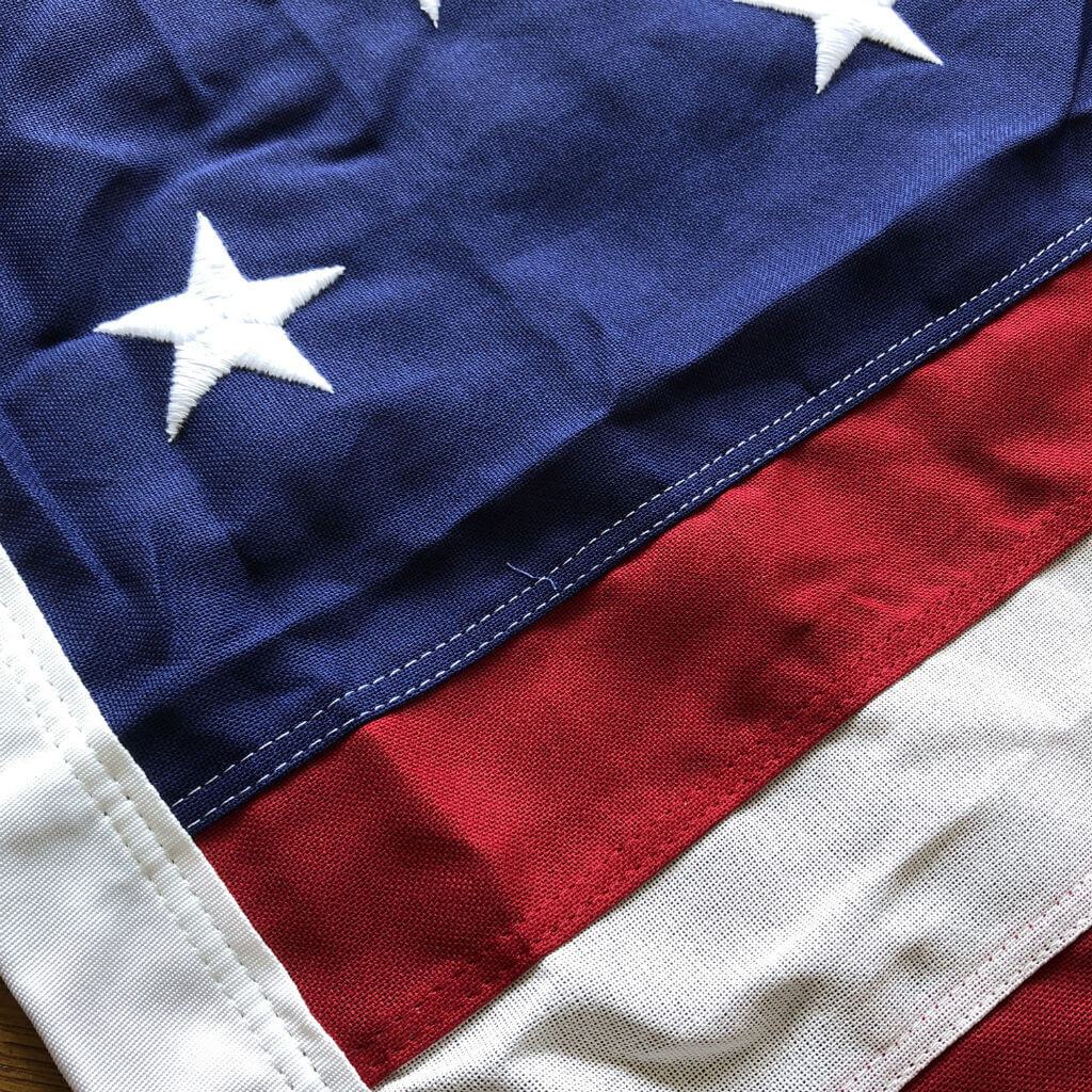 Close-up look | Star-Spangled Banner -15 stars, 15 stripes - Flown over Fort McHenry July 26, 2019 from The History List Store