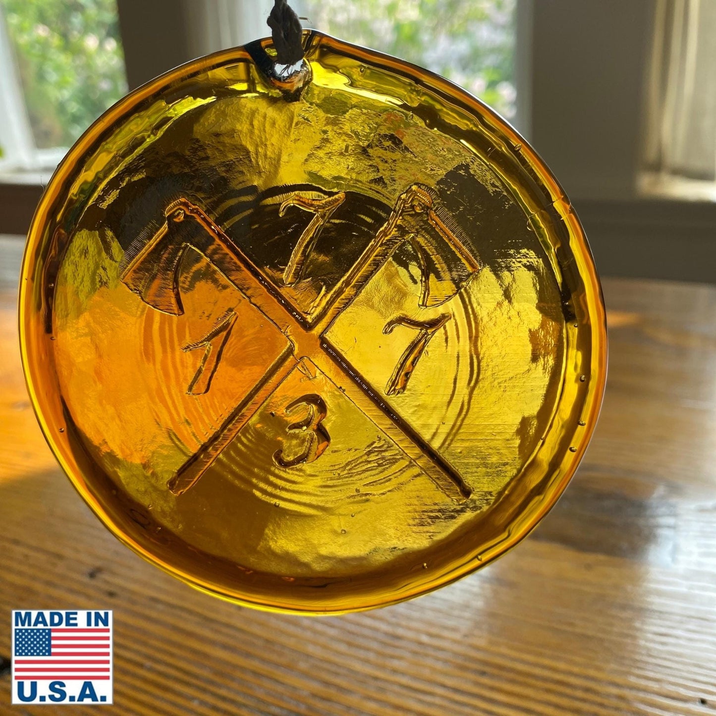 "1773" Boston Tea Party Suncatcher - Made in USA from The History List store