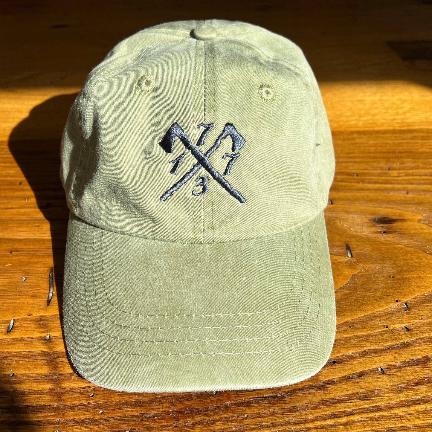Embroidered "1773" Boston Tea Party cap - For hardcore history folks - Khaki from The History List Store
