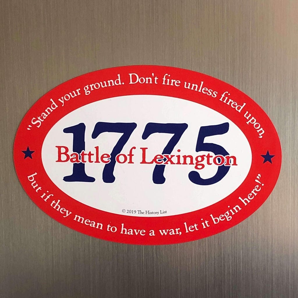 "1775 Battle of Lexington" Magnet from The History List Store