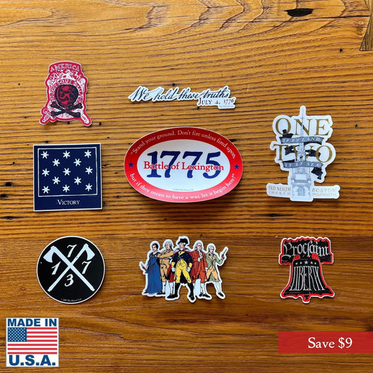 "Revolutionary War" Sticker pack from the History list store