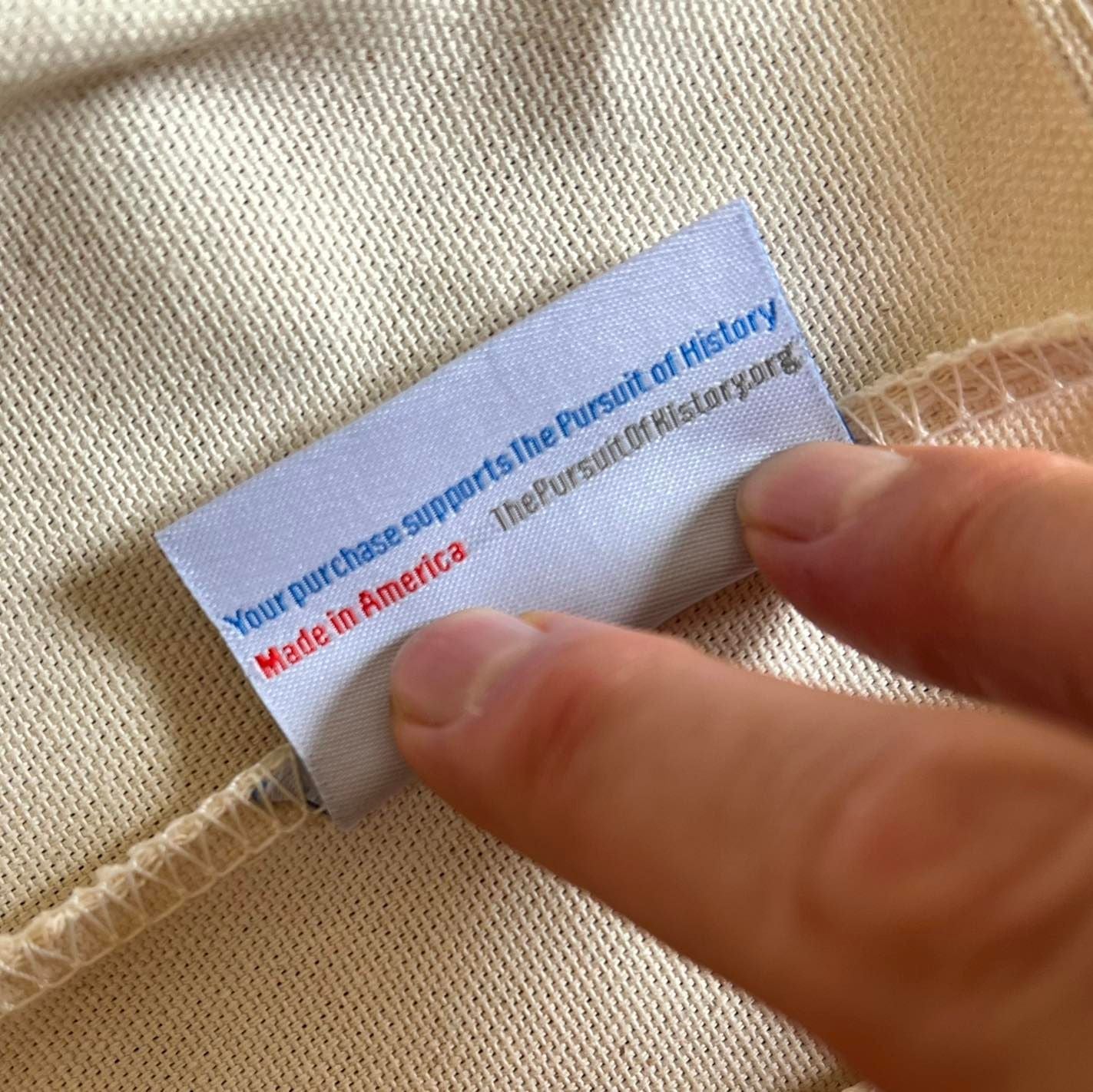 Historically Engaged Tote Bag TPOH tag