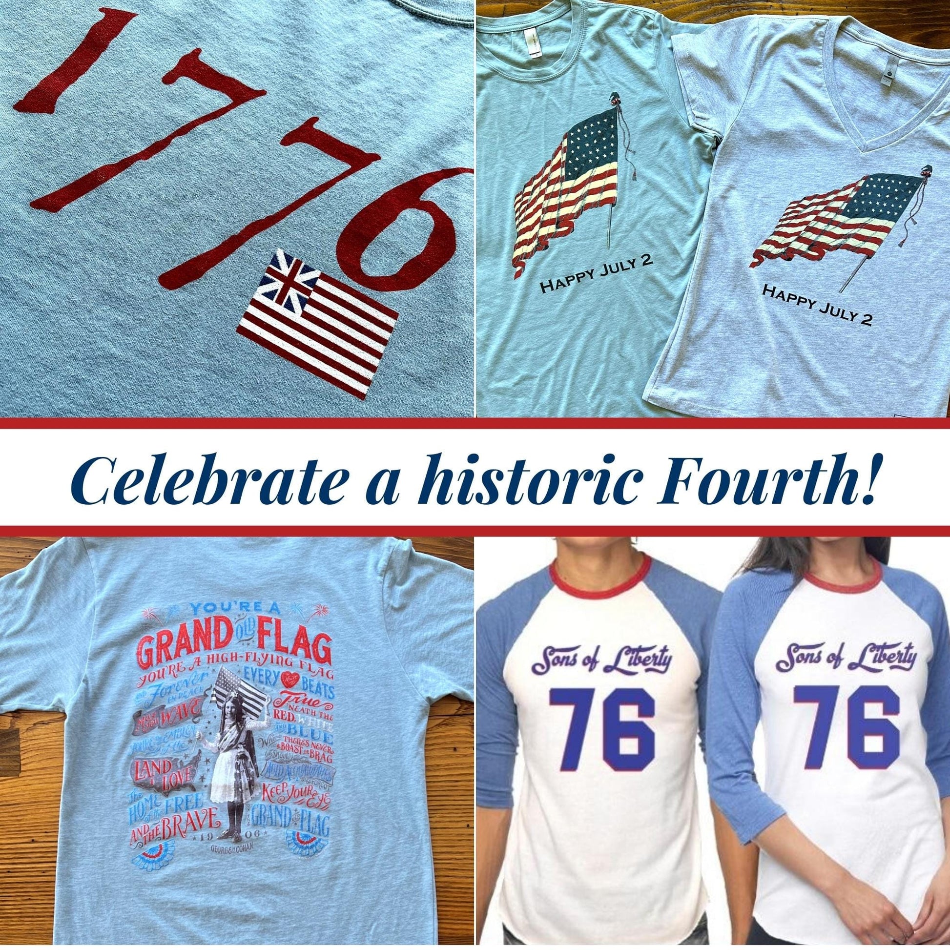 Celebrate a historic 4th Collection from the history list store