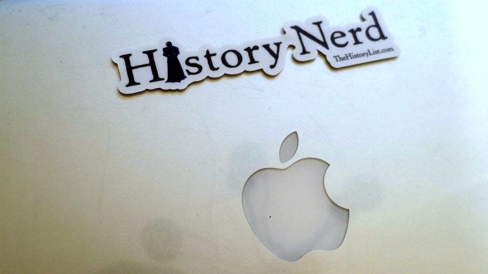 "History Nerd" Sticker Sheet with Die Cut Stickers—Susan B Anthony from The History List Store