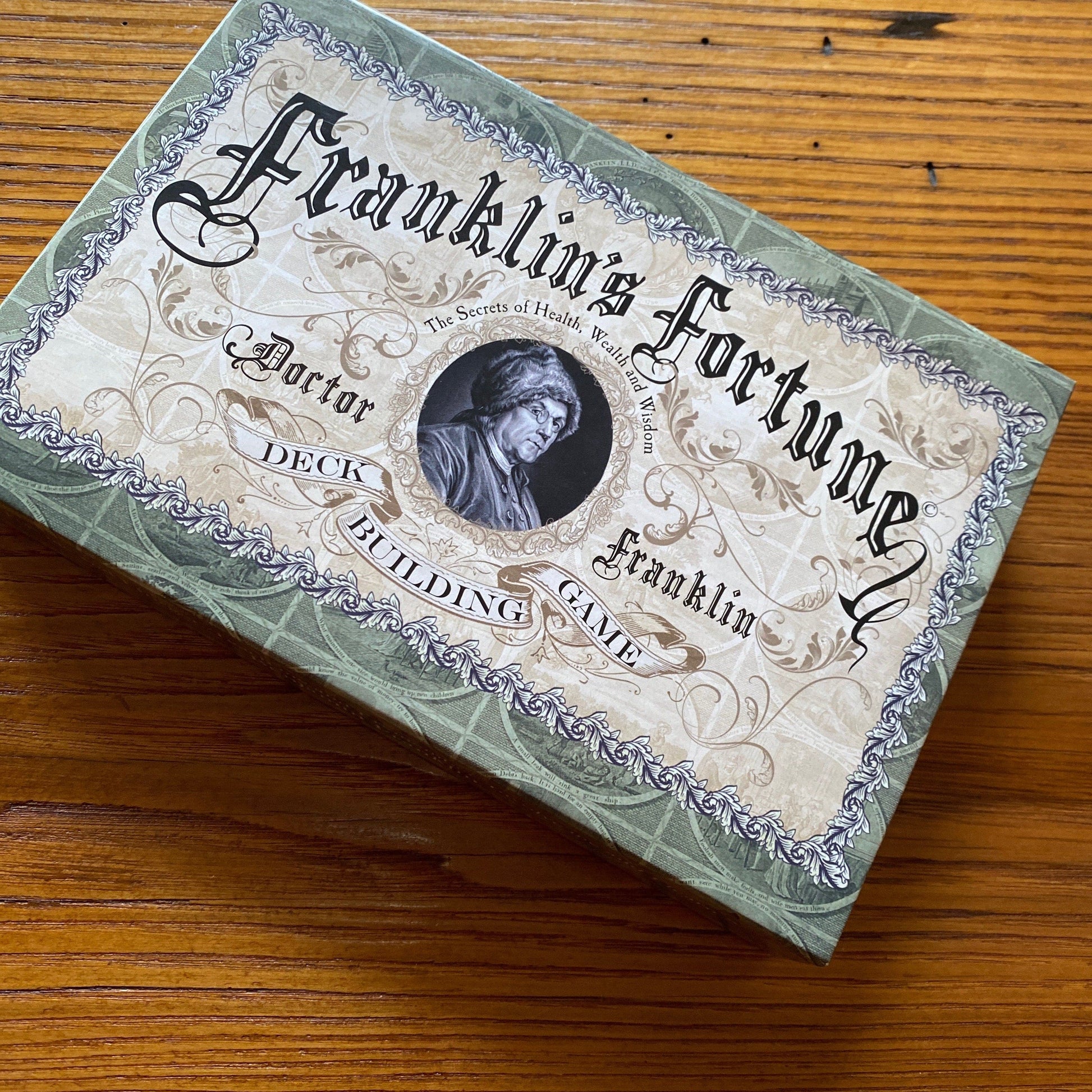 Box of Franklin's Fortune Card Game from The History List