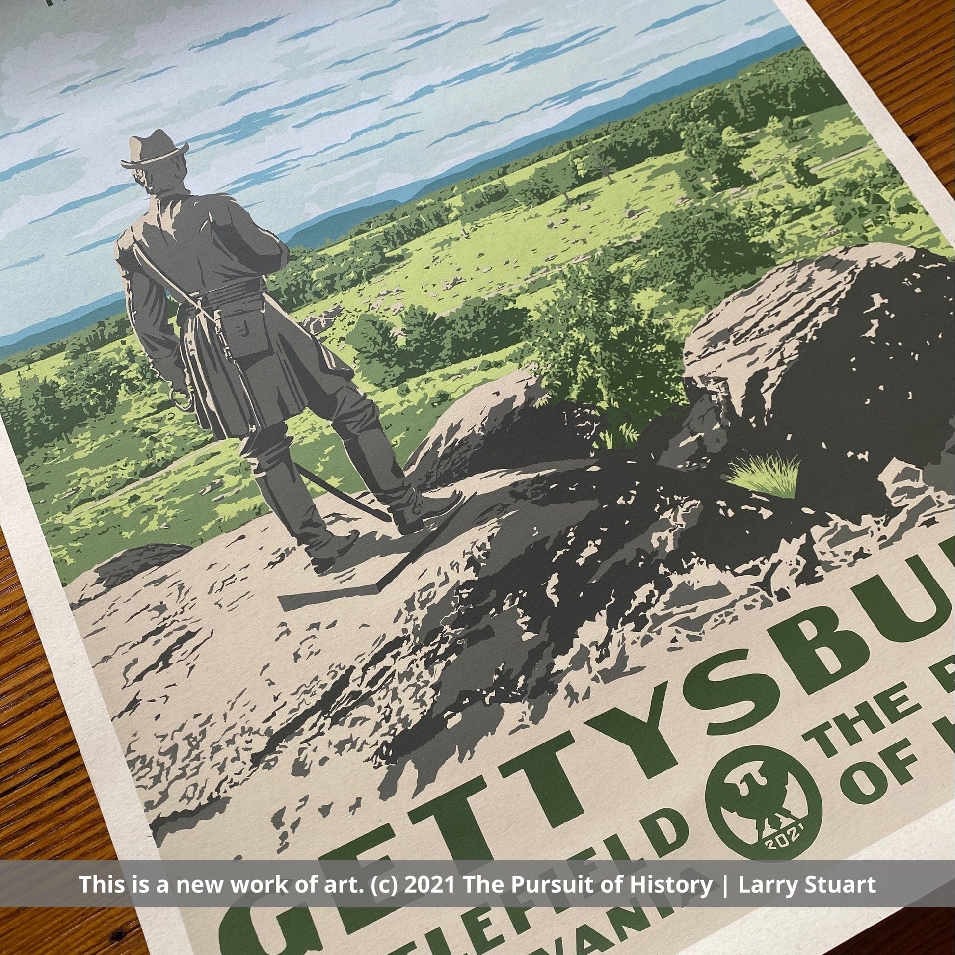 Close-up Print | Gettysburg Battlefield limited edition print — Signed and numbered — Only 200 printed from the history list store