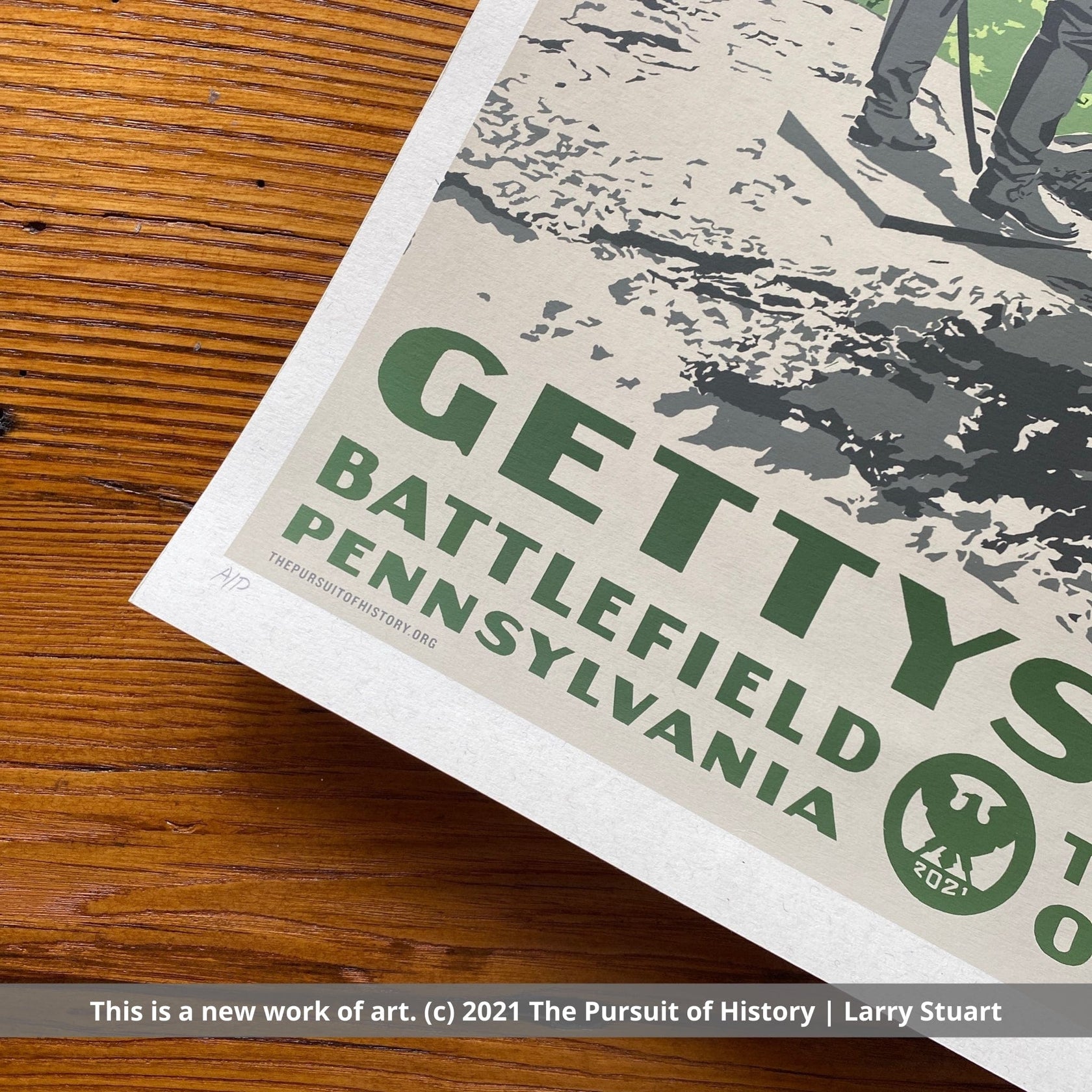 Gettysburg Battlefield limited edition print — Signed and numbered — O ...