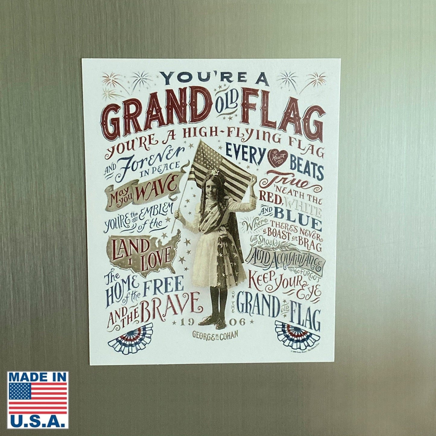"Grand Old Flag" Magnet from the History List Store