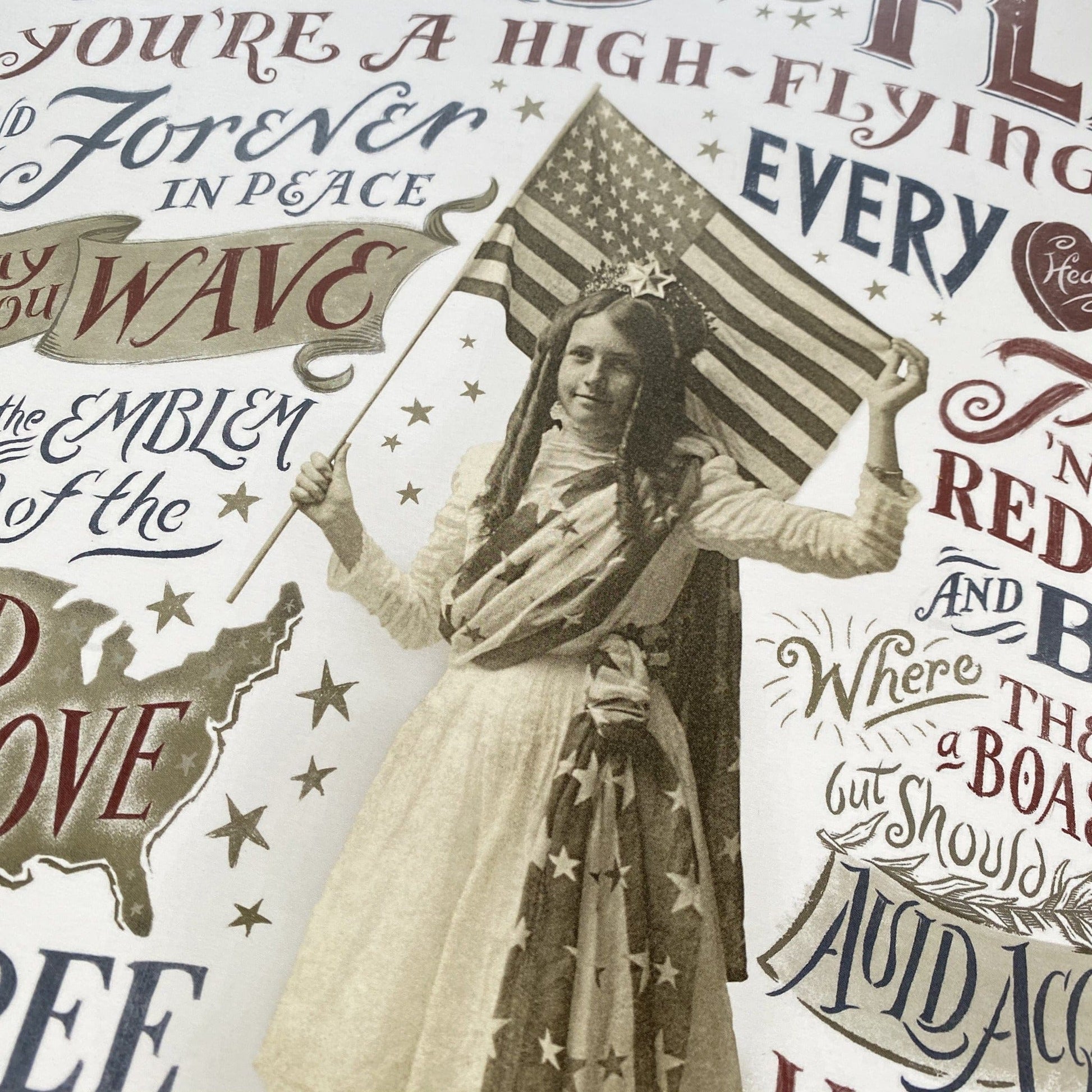 closeup "Grand Old Flag" as a small poster from the history list store