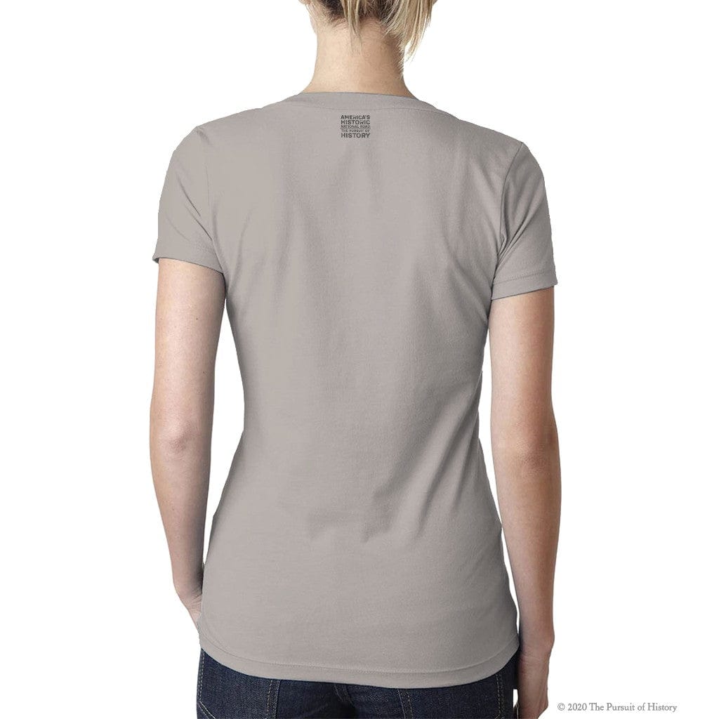 "Historic National Road" V-neck shirt — Only one left