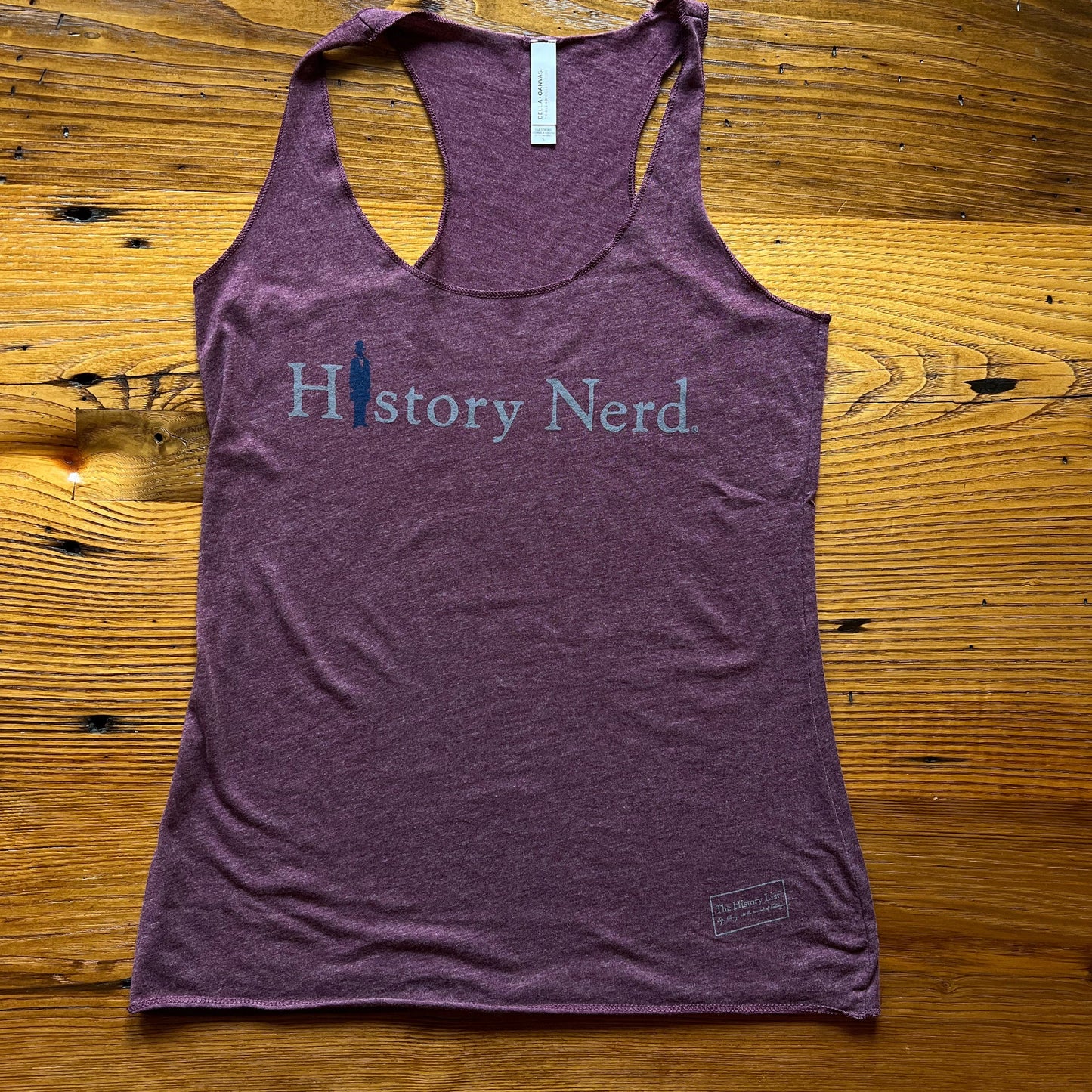 "History Nerd" Tank top for women, with Abraham Lincoln from The History List store