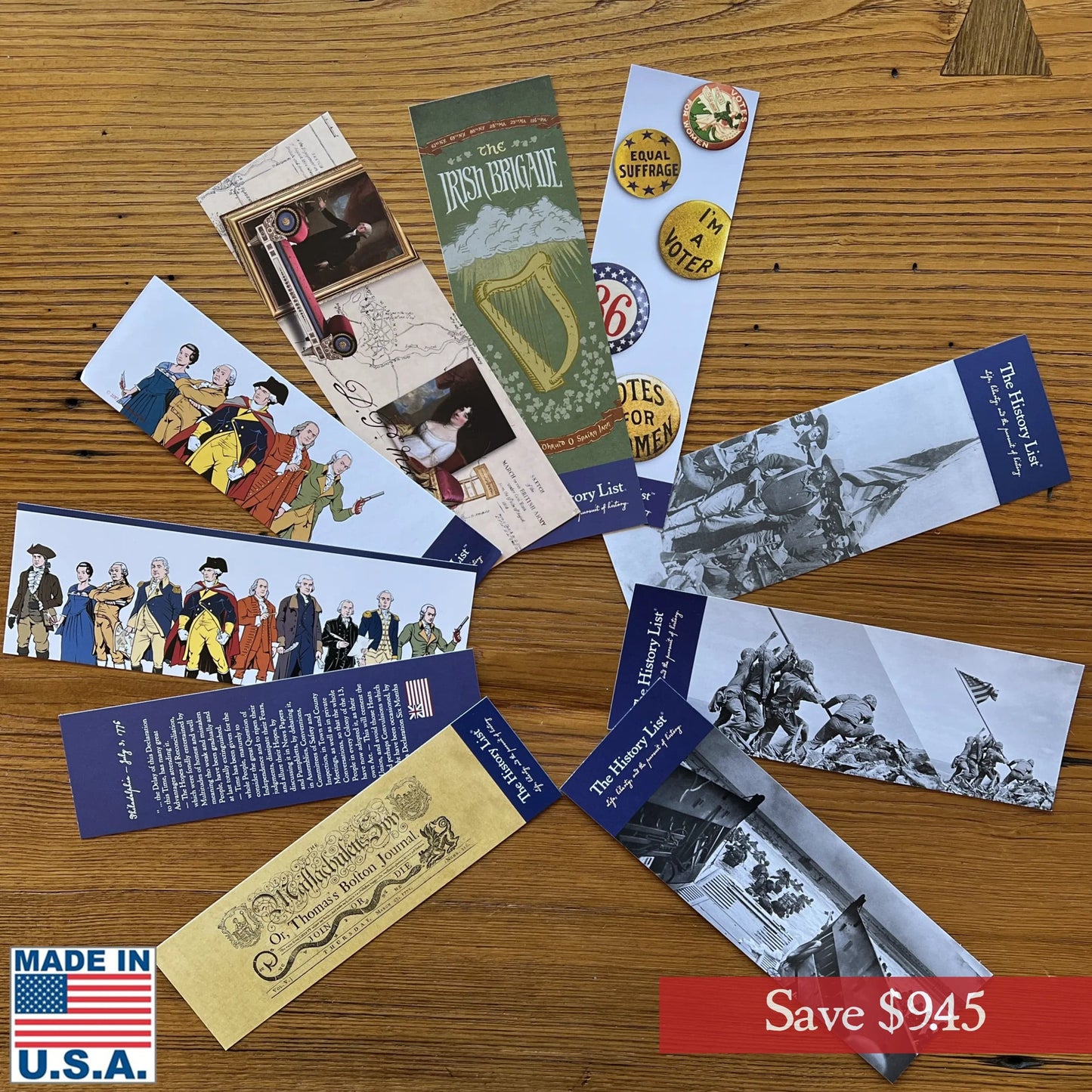 "History Lover" Bookmark Pack