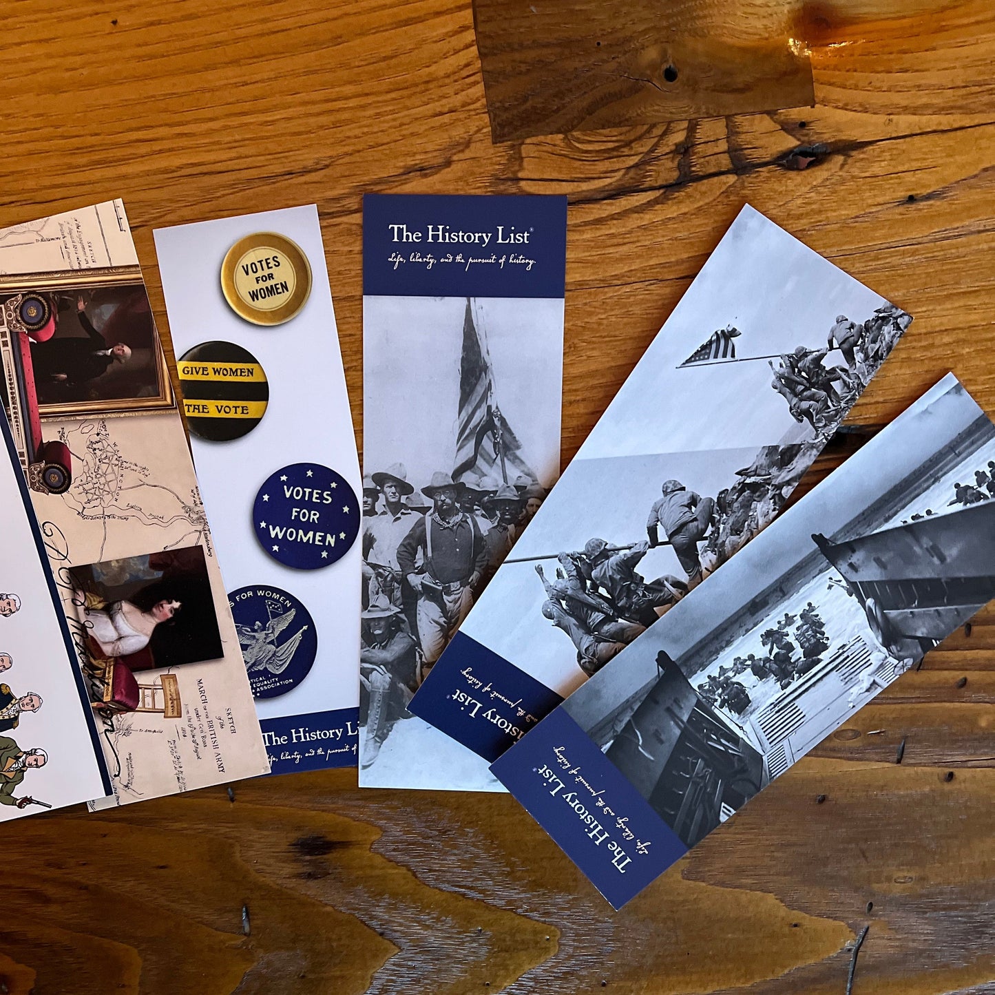 "History Lover" Bookmark Pack from the history list store