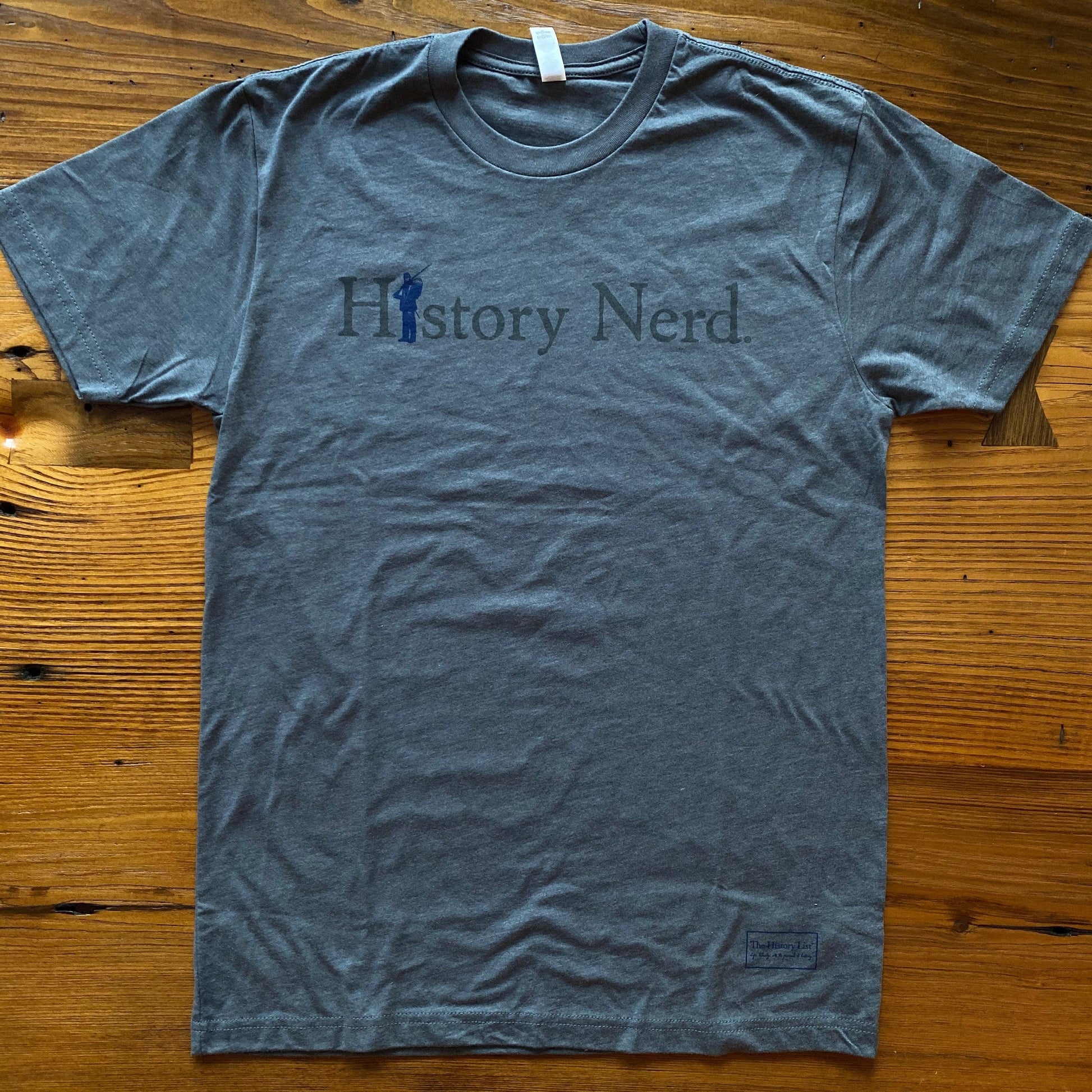 Civil War "History Nerd" Shirt in Dark grey from The History List store