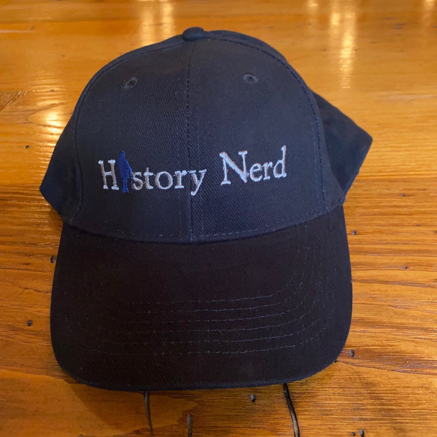 Embroidered "History Nerd" with Ben Franklin cap - Black from The History List Store