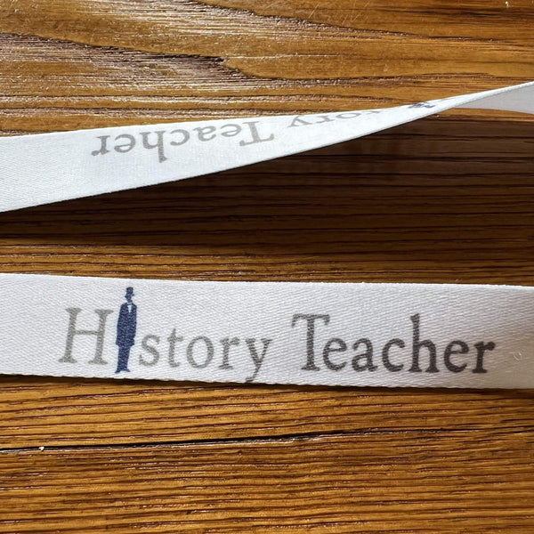 "History Teacher" Lanyards The History List