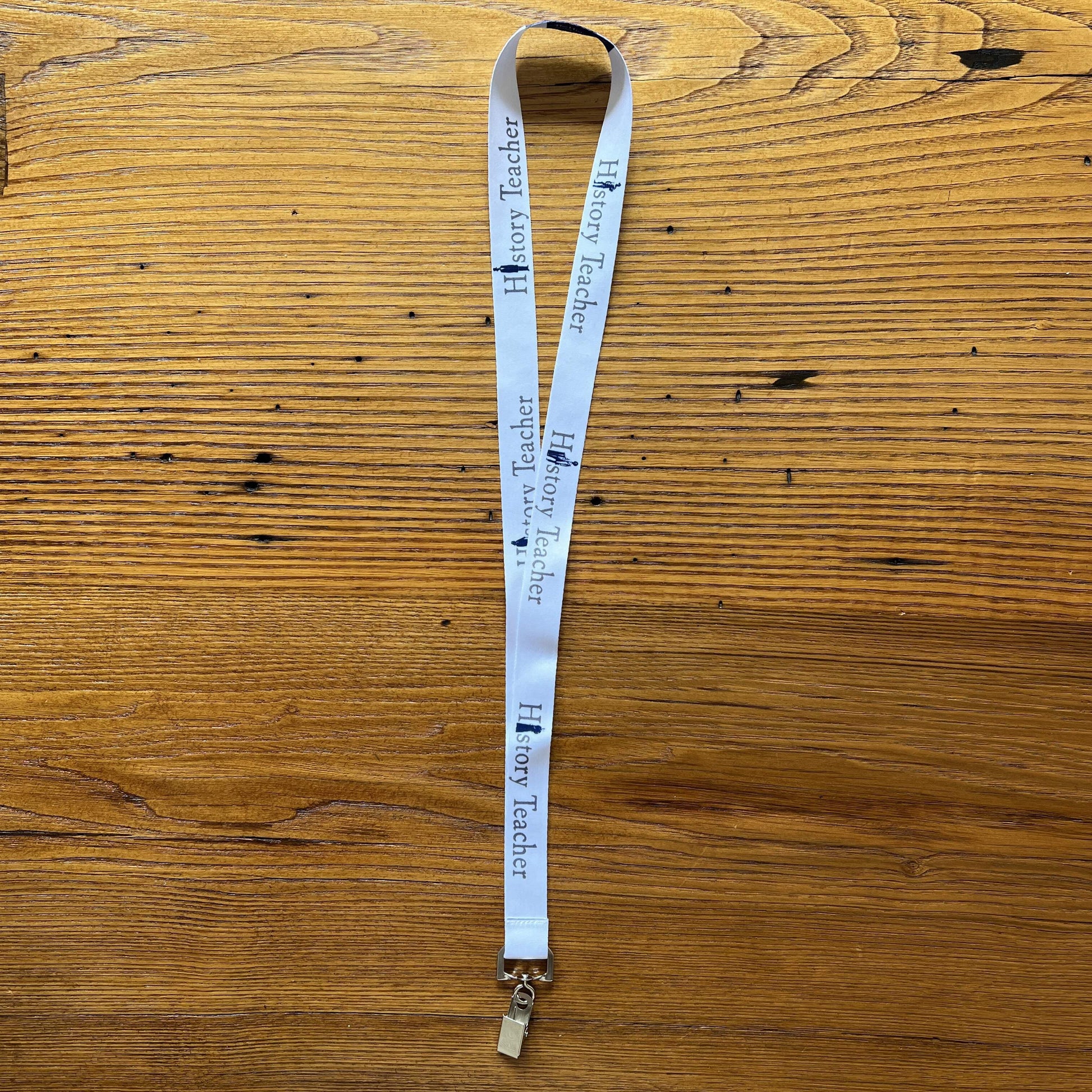 History Teacher Lanyard Full Image from the History List store