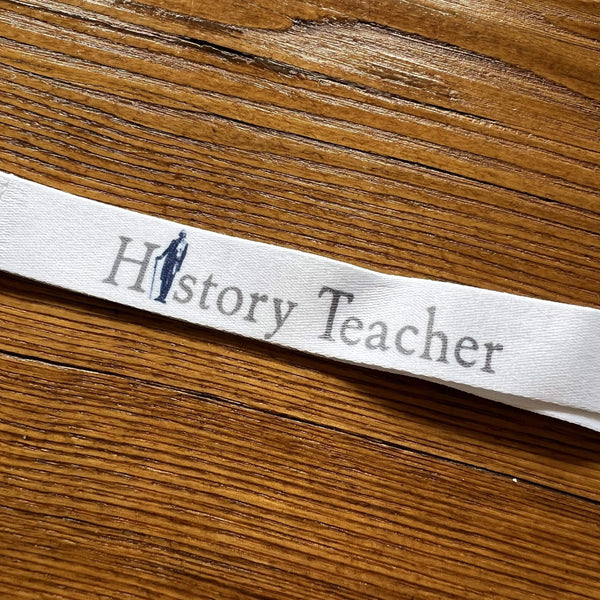 "History Teacher" Lanyards The History List