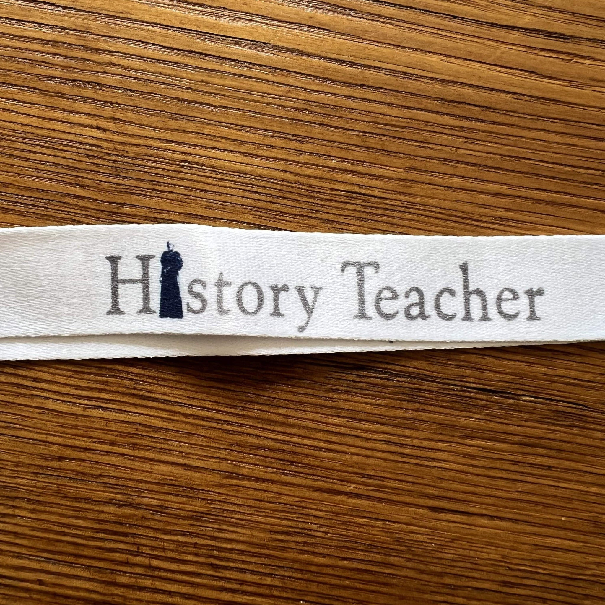 "History Teacher" Lanyards The History List