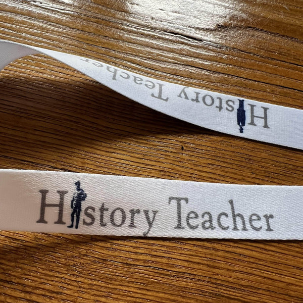 "History Teacher" Lanyards The History List