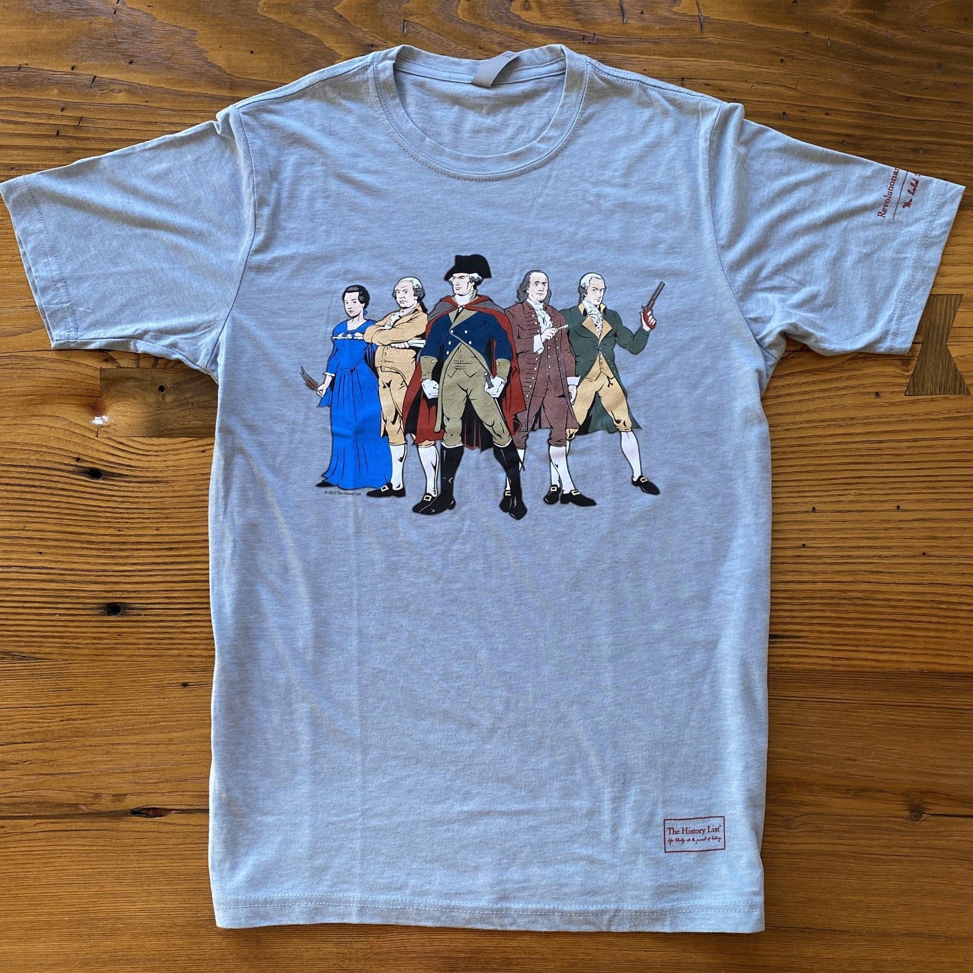 "Revolutionary Superheroes" with George Washington T-Shirt from The History List Store