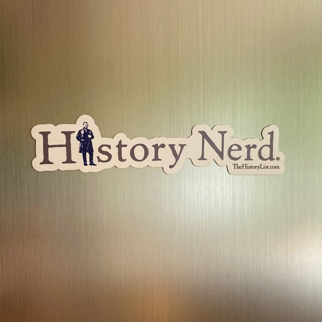 "History Nerd" magnet with Ulysses S. Grant from the history list store