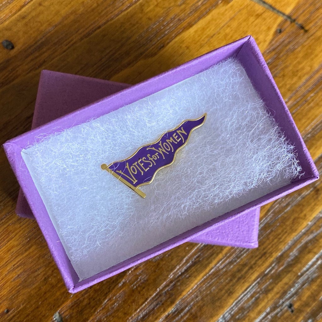 "Votes for Women" Pin - Purple from The History List Store