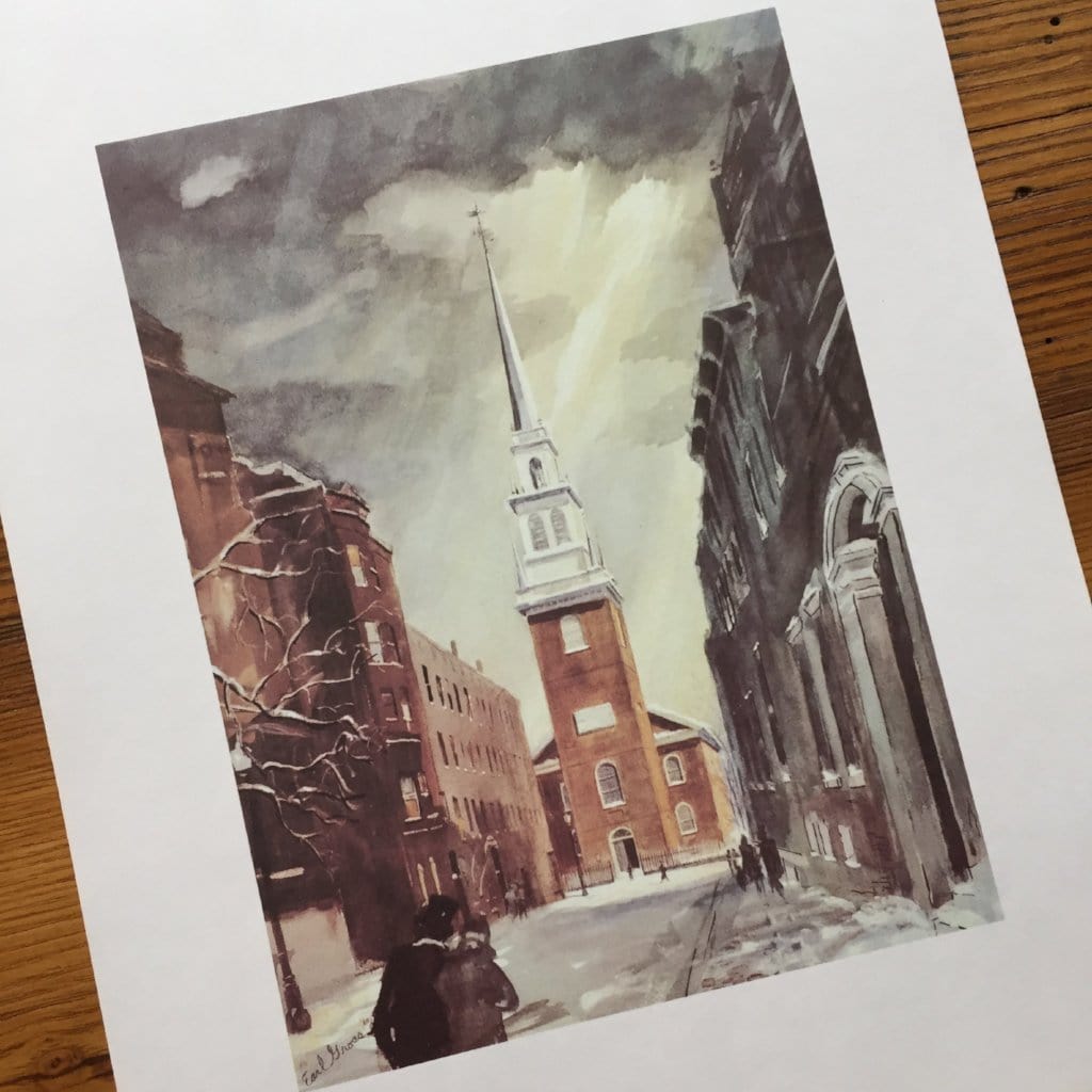 Old North Church print bundle from The History List Store