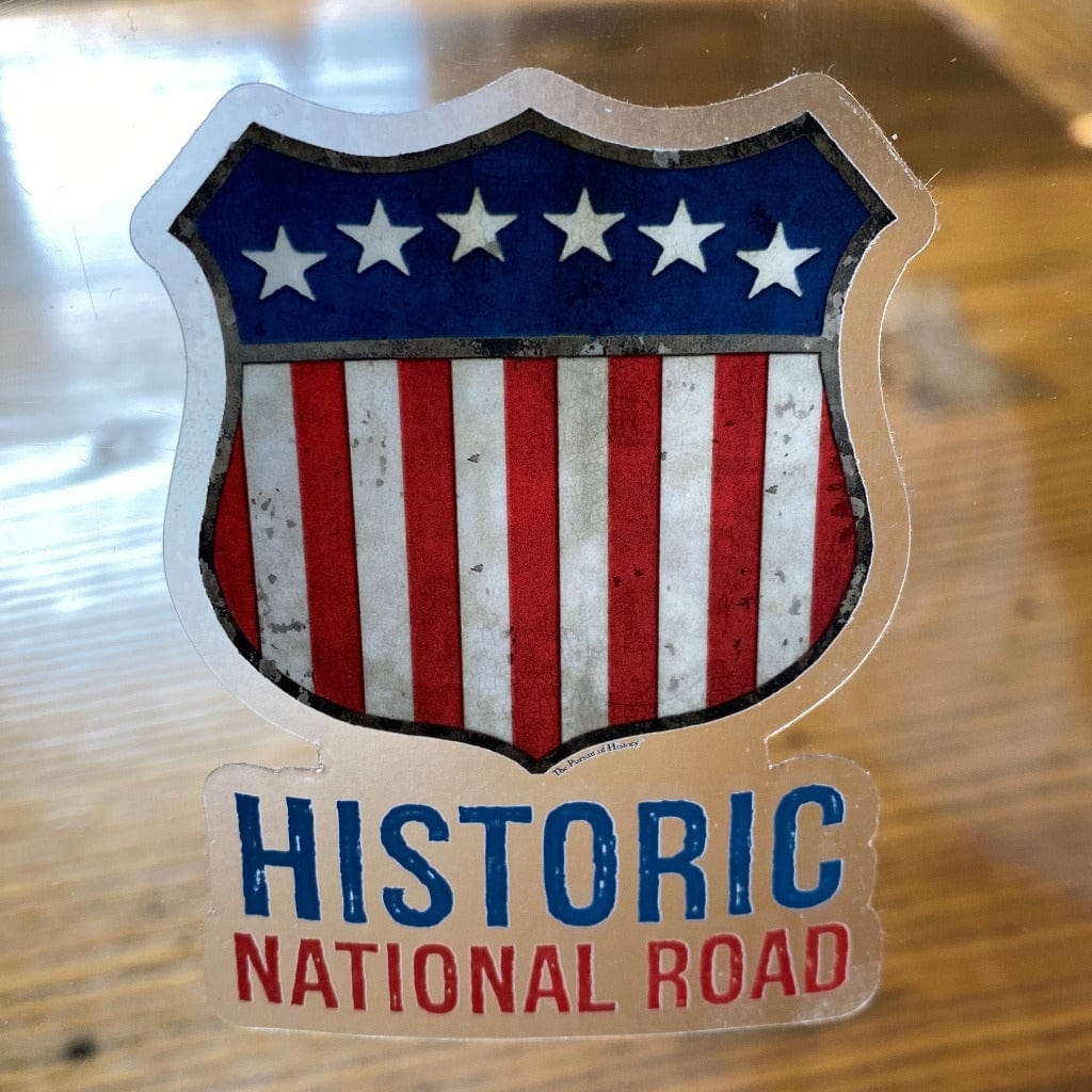 Historic National Road Sticker from the History List Store