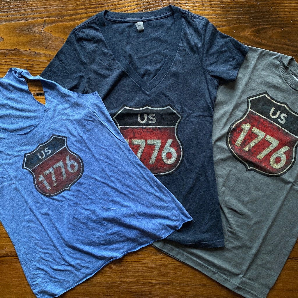 "Route 1776" Shirt styles from The History List store