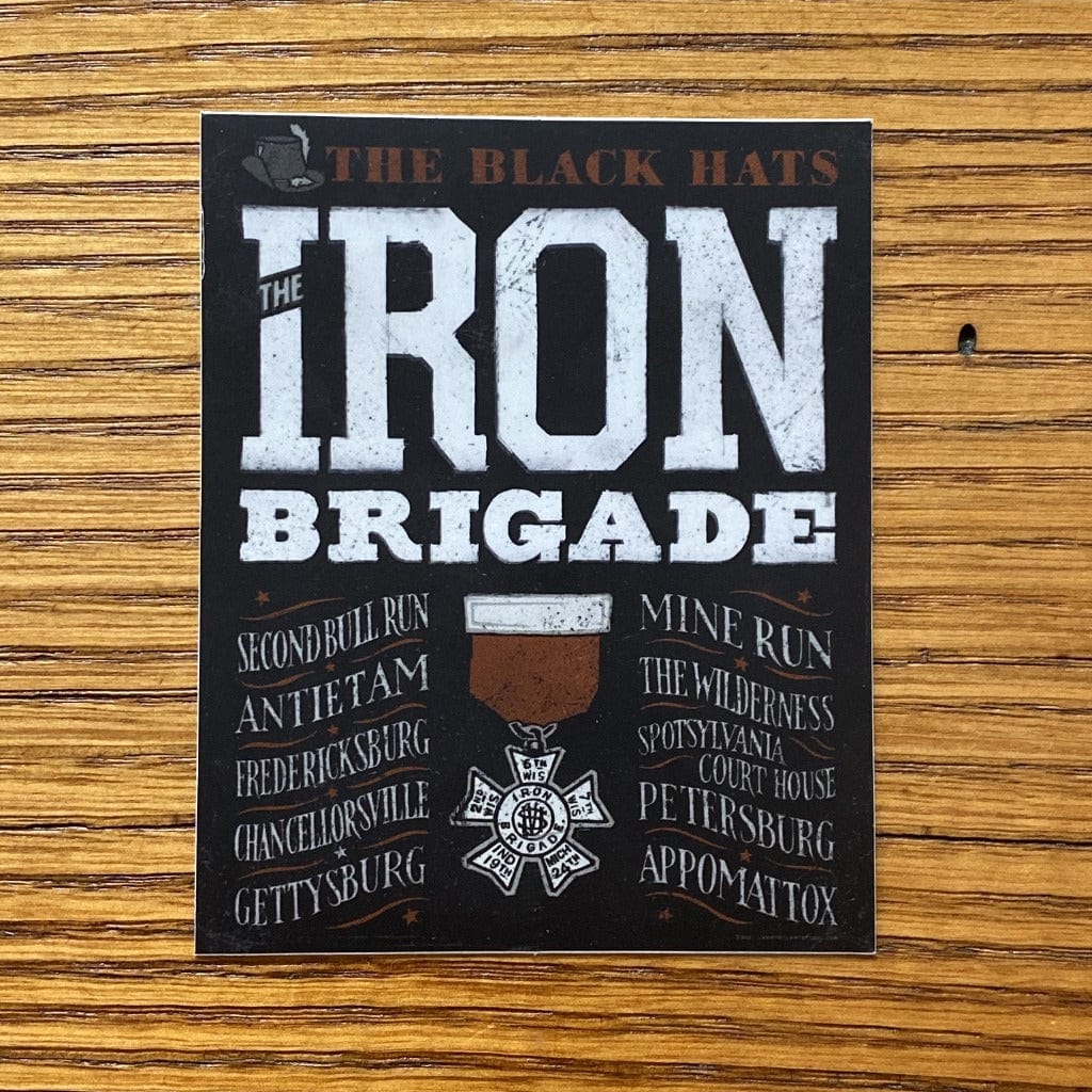 The Civil War "Iron Brigade" Sticker from the History List Store