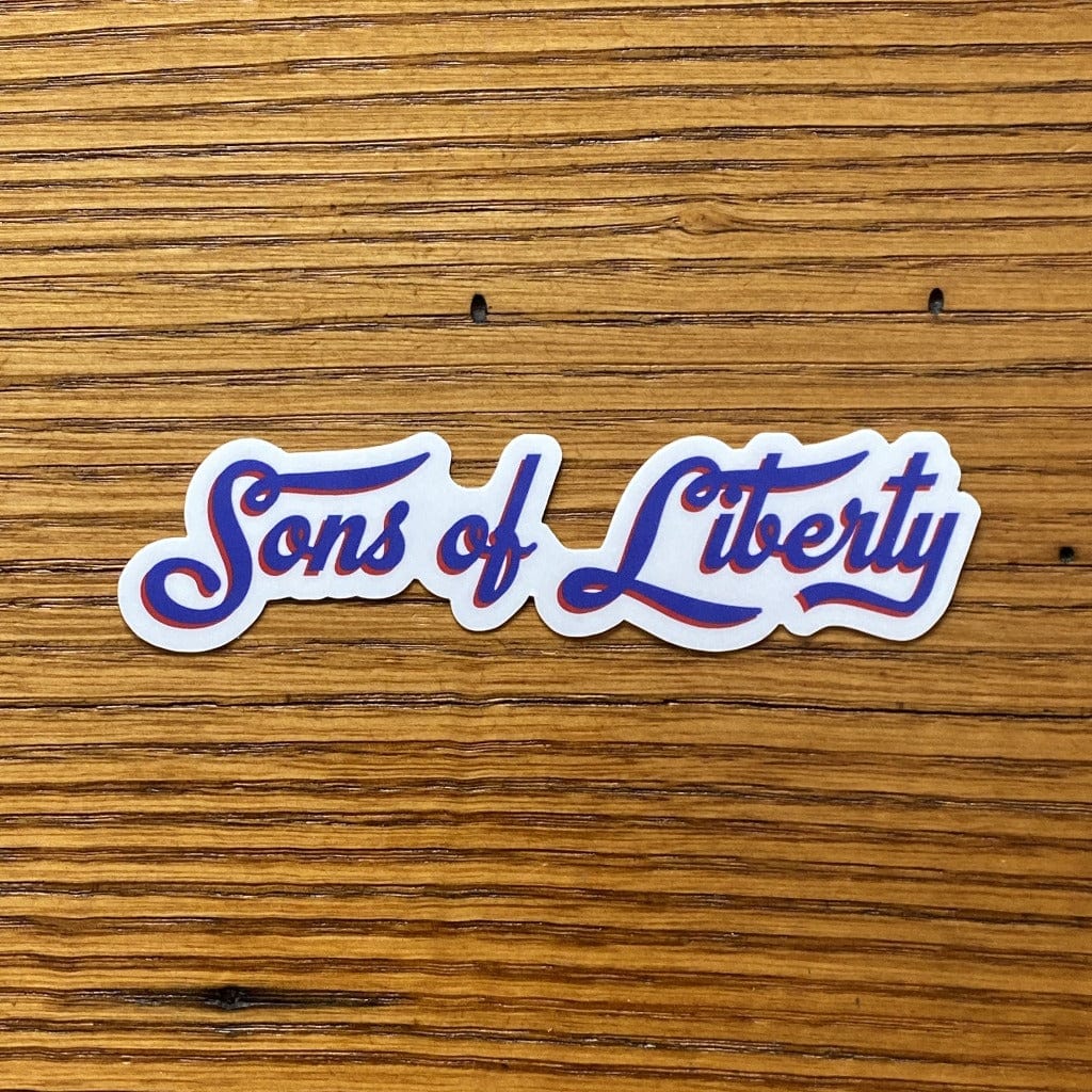 "Sons of Liberty" Sticker from the history list store