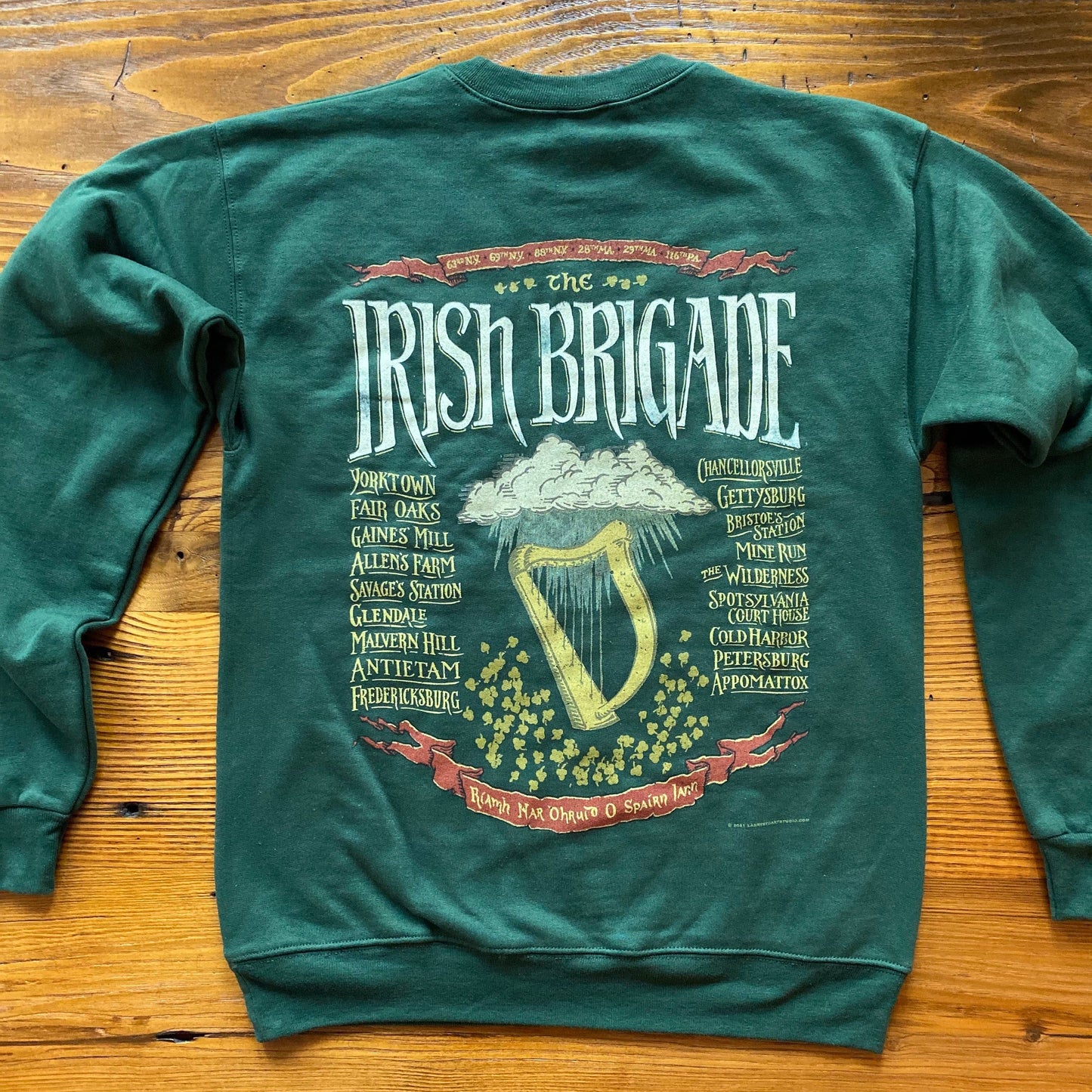 The Civil War "Irish Brigade" Crewneck sweatshirt from the History List Store