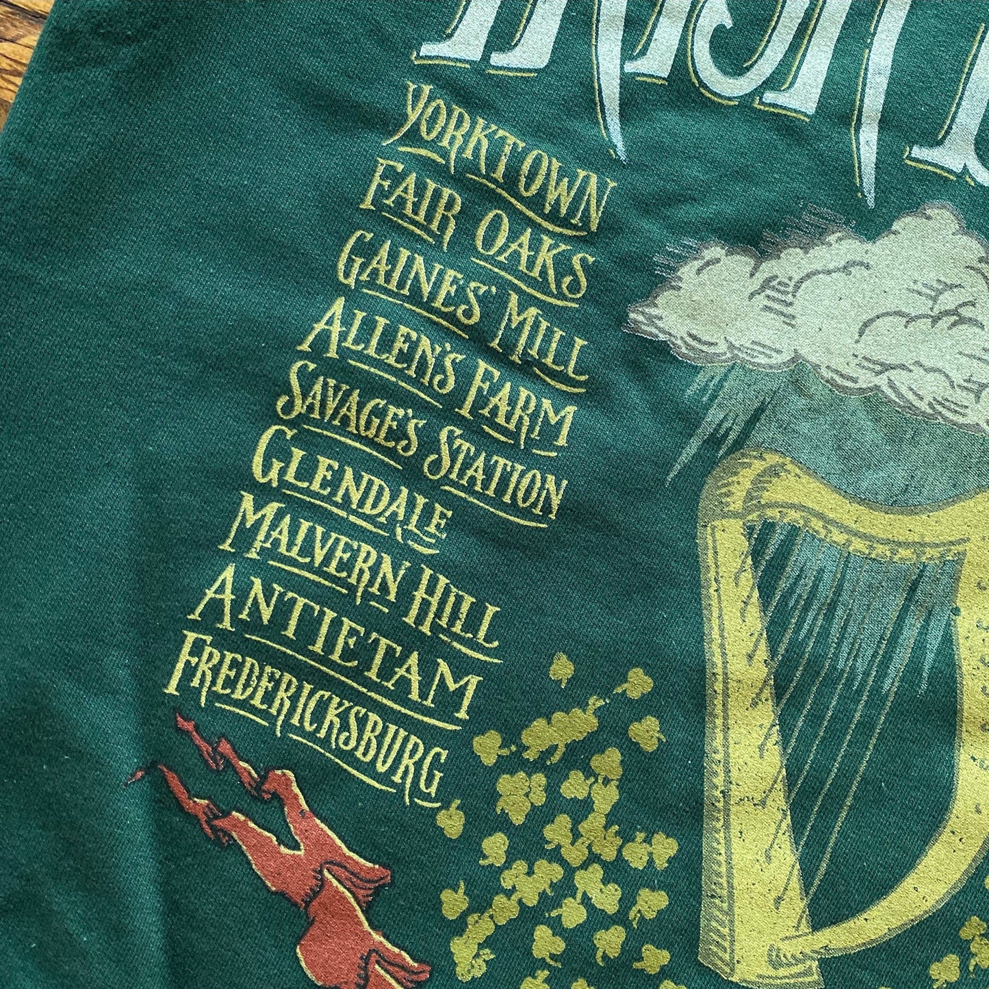 Close-up The Civil War "Irish Brigade" Crewneck sweatshirt from the History List Store