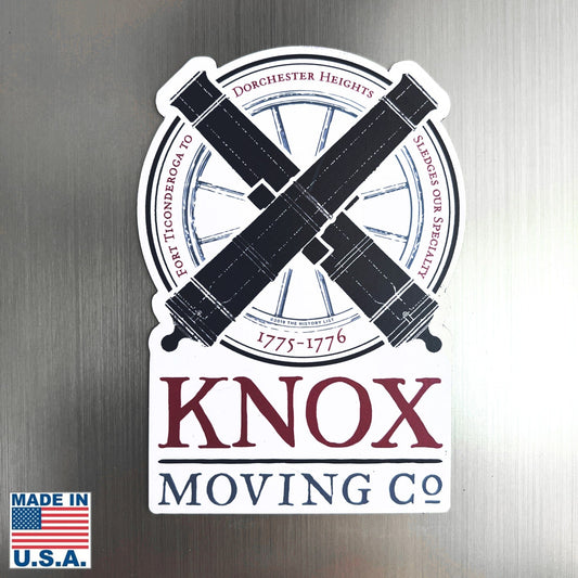 "Knox Moving Co." Magnet from the history list store