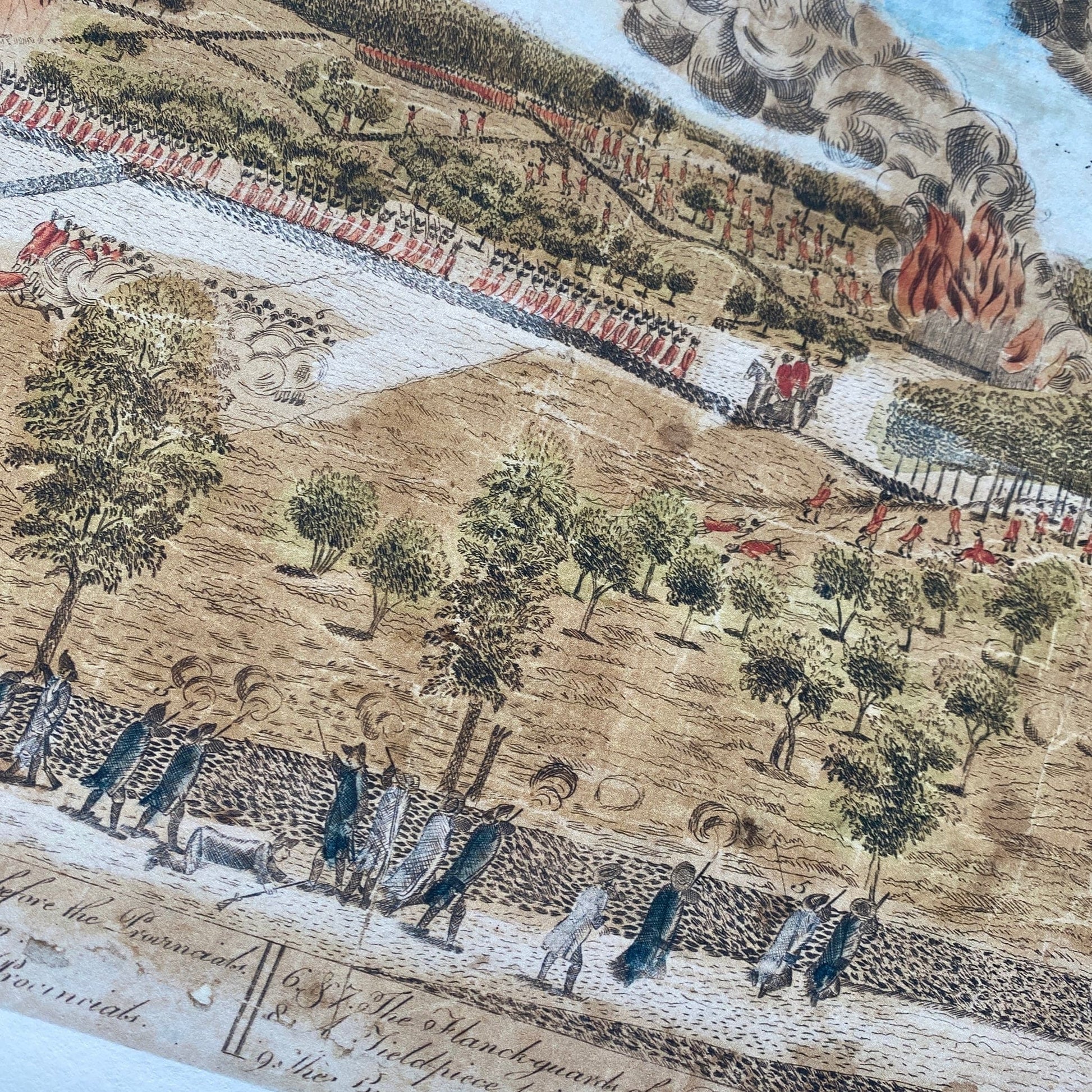 Close-up "The Doolittle Engravings of the Battle of Lexington and Concord" Archival Print from the history list store