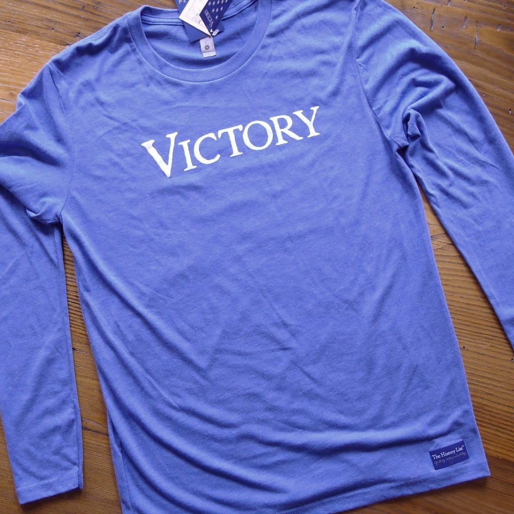 Z-ARCHIVED "Victory" long-sleeved shirt - For hardcore history folks from The History List Store