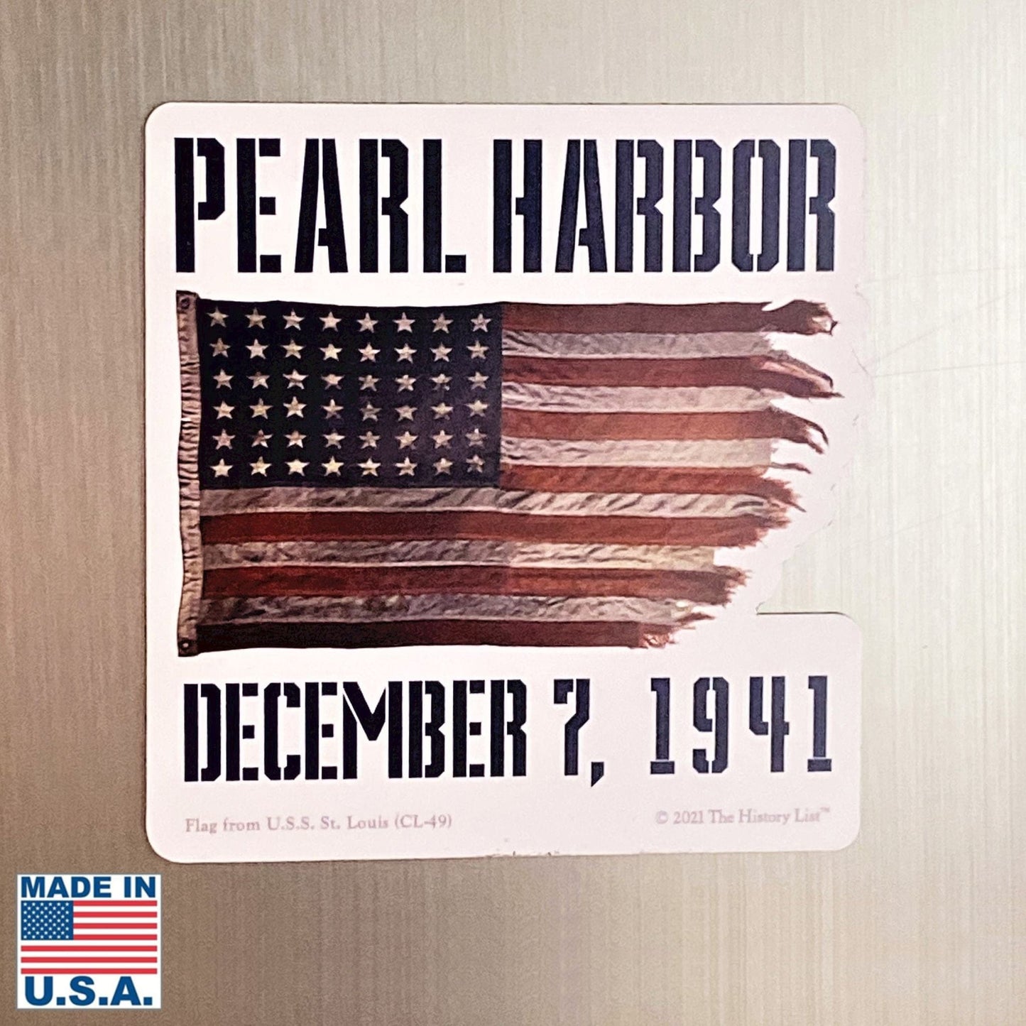Pearl Harbor “Battleship Row” Magnet from the History List Store