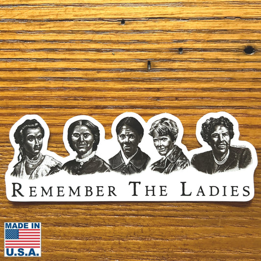 "Remember the Ladies" Sticker from The History List store