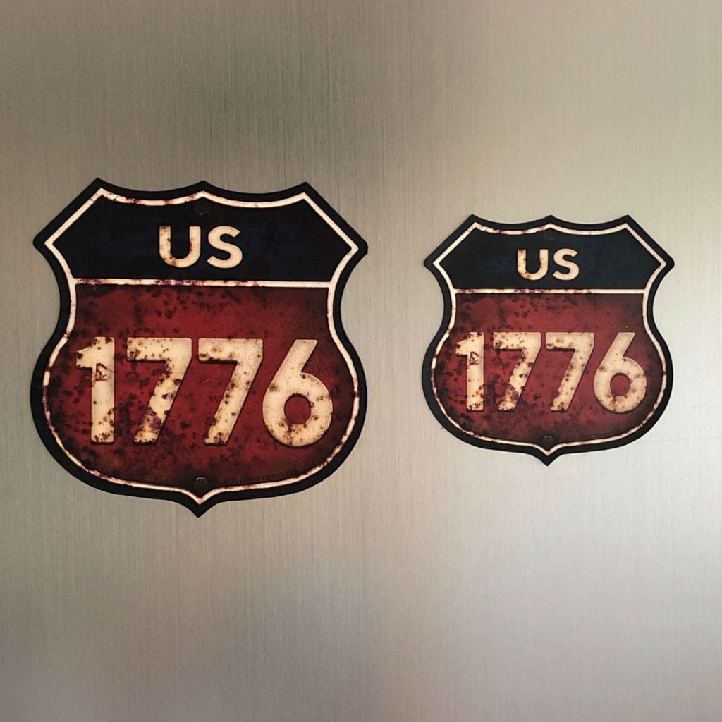 "Route 1776" magnet from The History List Store