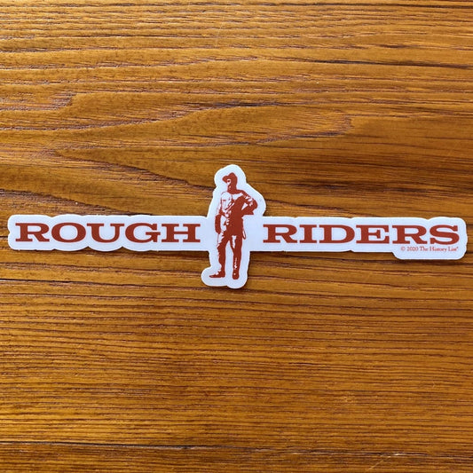 Teddy Roosevelt "Rough Riders" Sticker from the History List Store