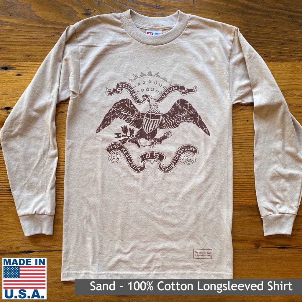 Teddy Roosevelt "Rough Riders" Long-sleeved shirt Made in the USA from the History List Store